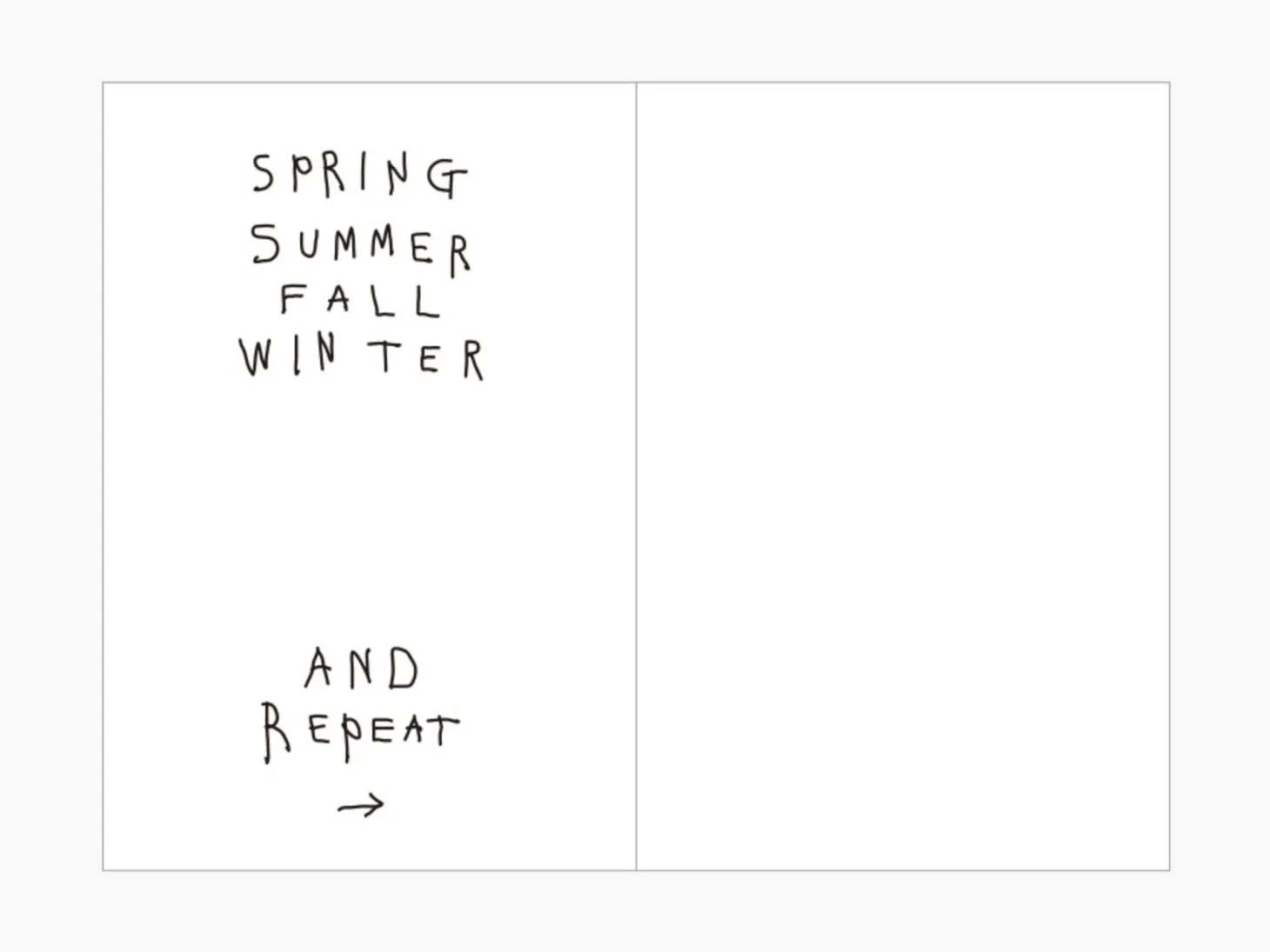 All Season Drawing Daily Planner