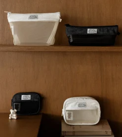 All Smiles Mesh Cosmetic Pouch