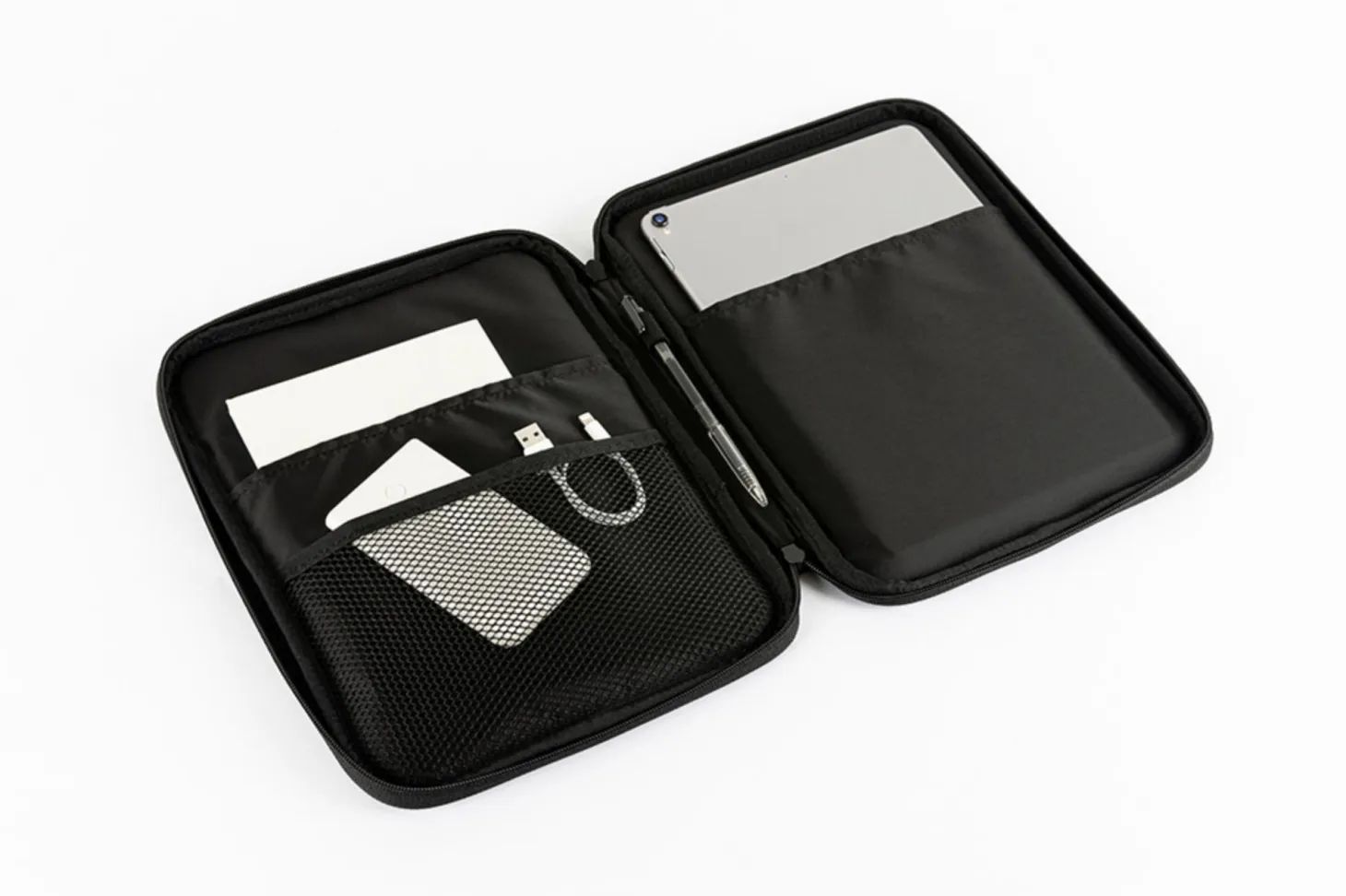 A Low Hill Check Pattern 11 in. Tablet Pouch