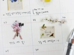 Antique Floral Deco Sticker