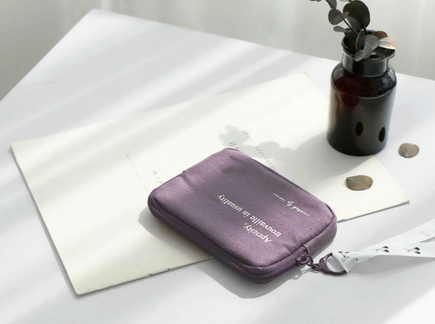 Apricity Cotton Card Pouch