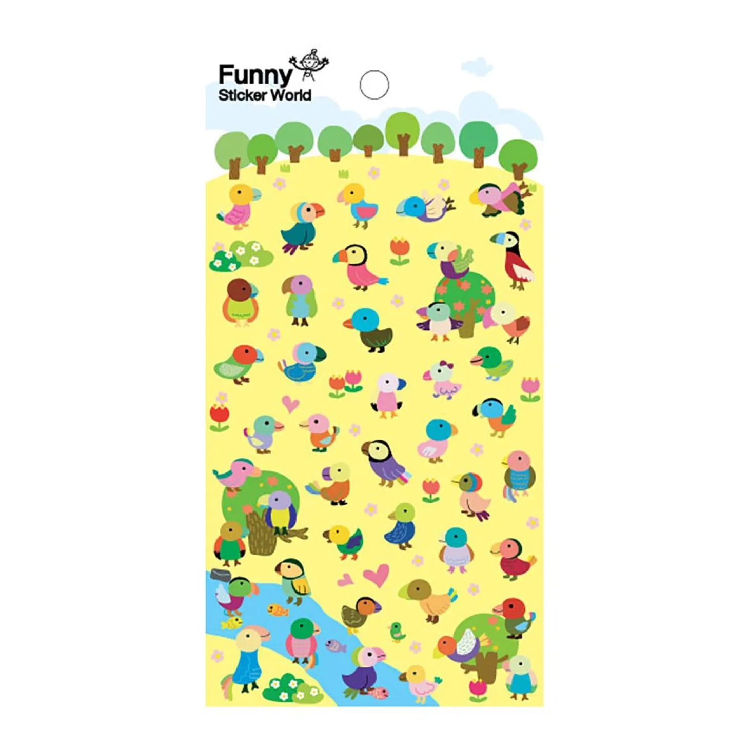 Baby Bird Epoxy Sticker