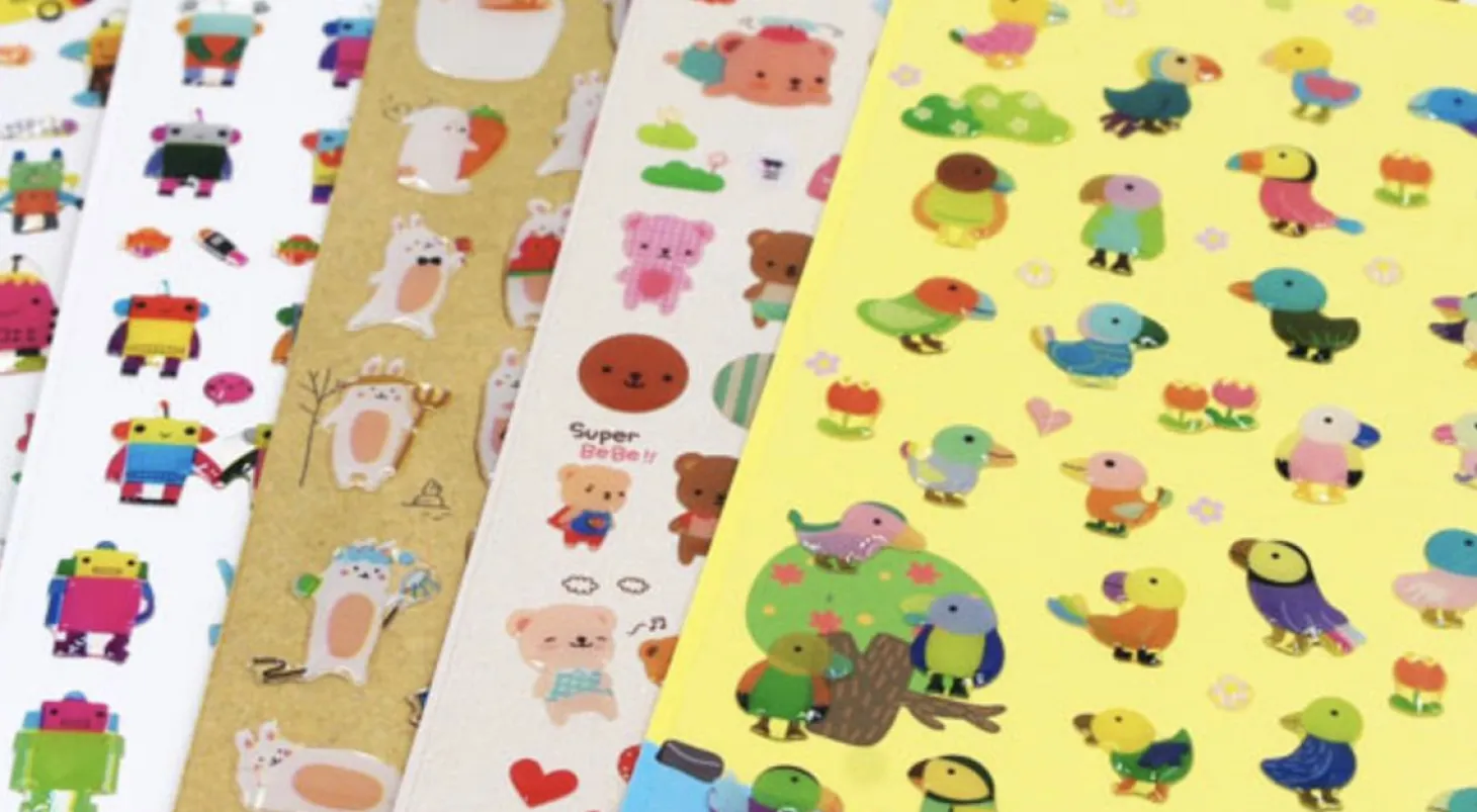 Baby Bird Epoxy Sticker