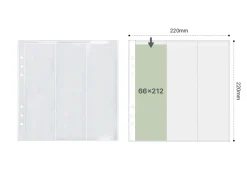 Basic 6 Ring A5 Wide Double-sided Pocket Refill