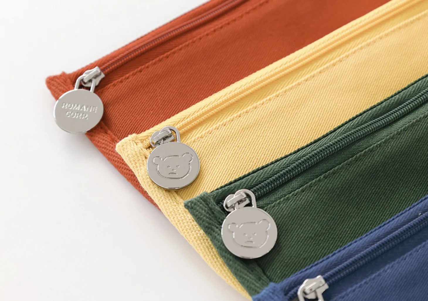 Bear Slim Cotton Pen Pouch