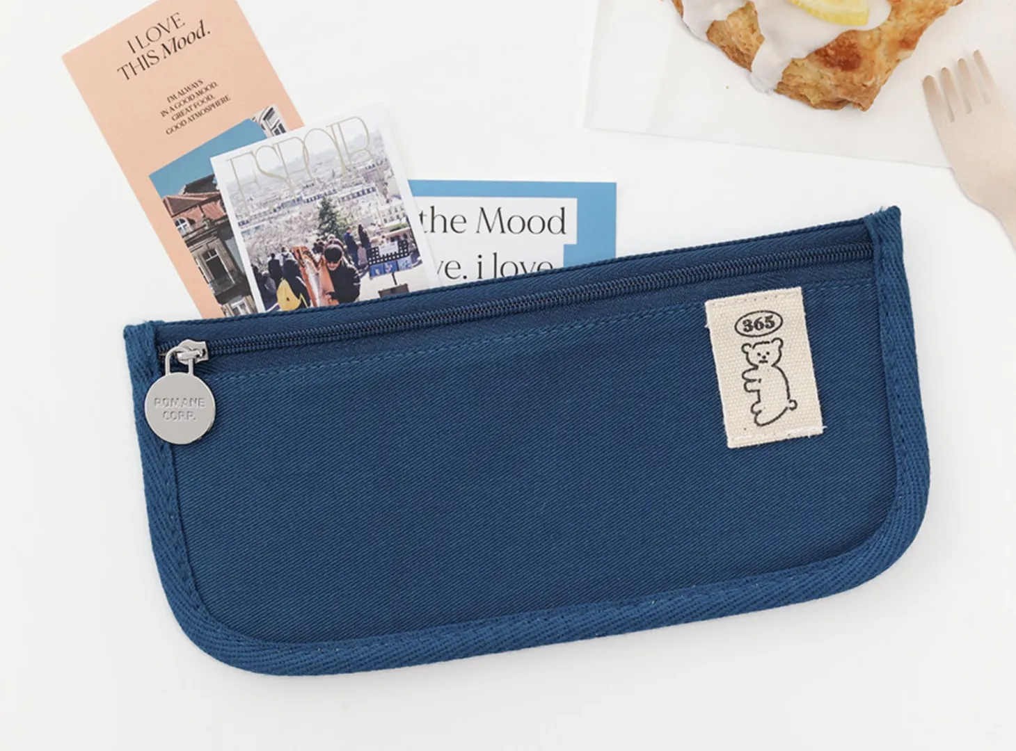 Bear Slim Cotton Pen Pouch