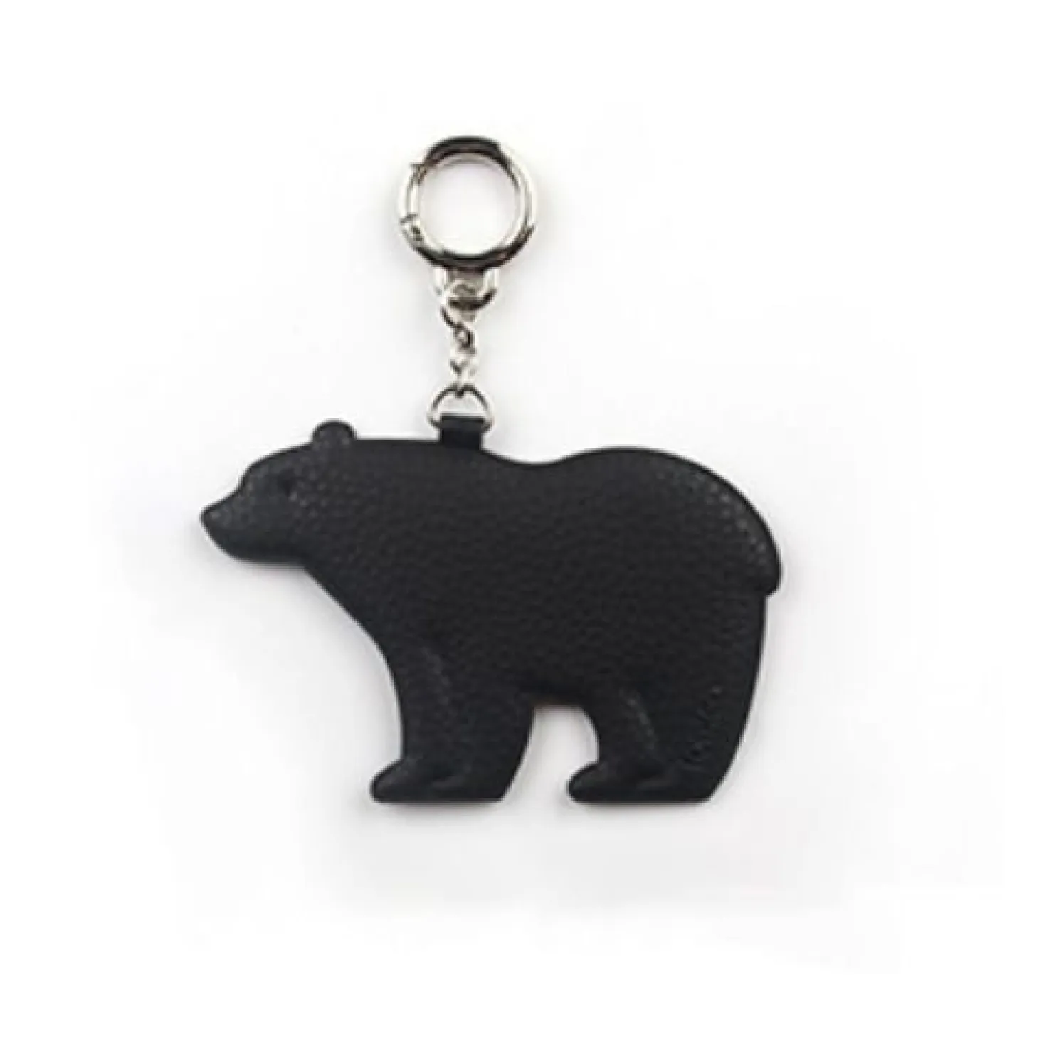 Bear Vegan Leather Key Ring
