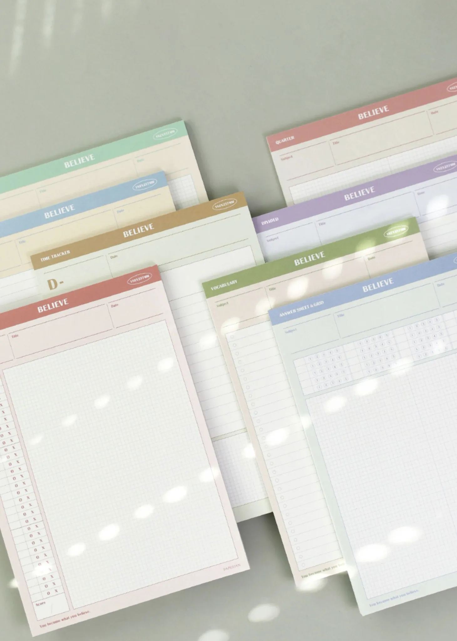 Believe B5 Study Notepad