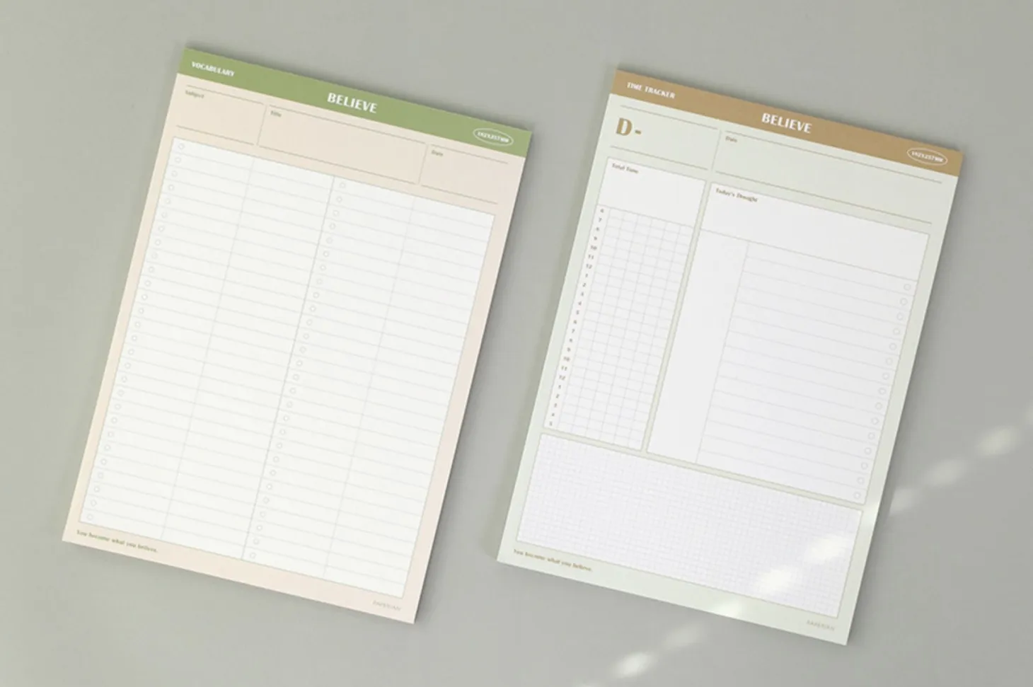 Believe B5 Study Notepad