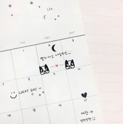 Black Love Nail Deco Sticker