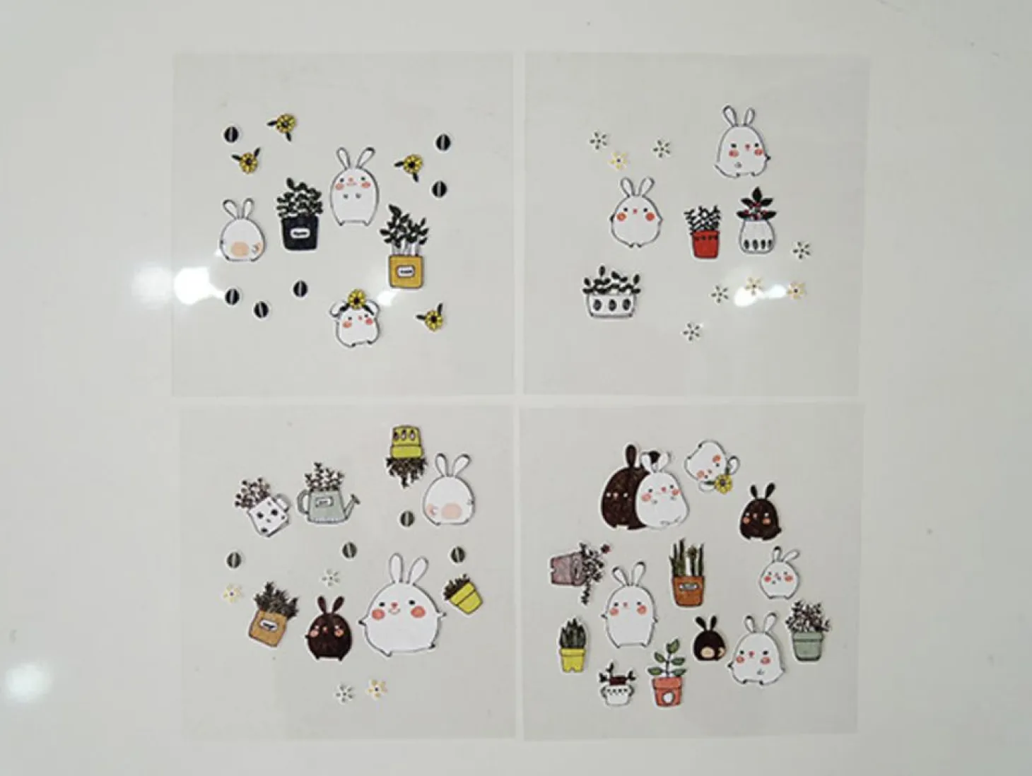 Bonny Bunny Hanji Sticker Set