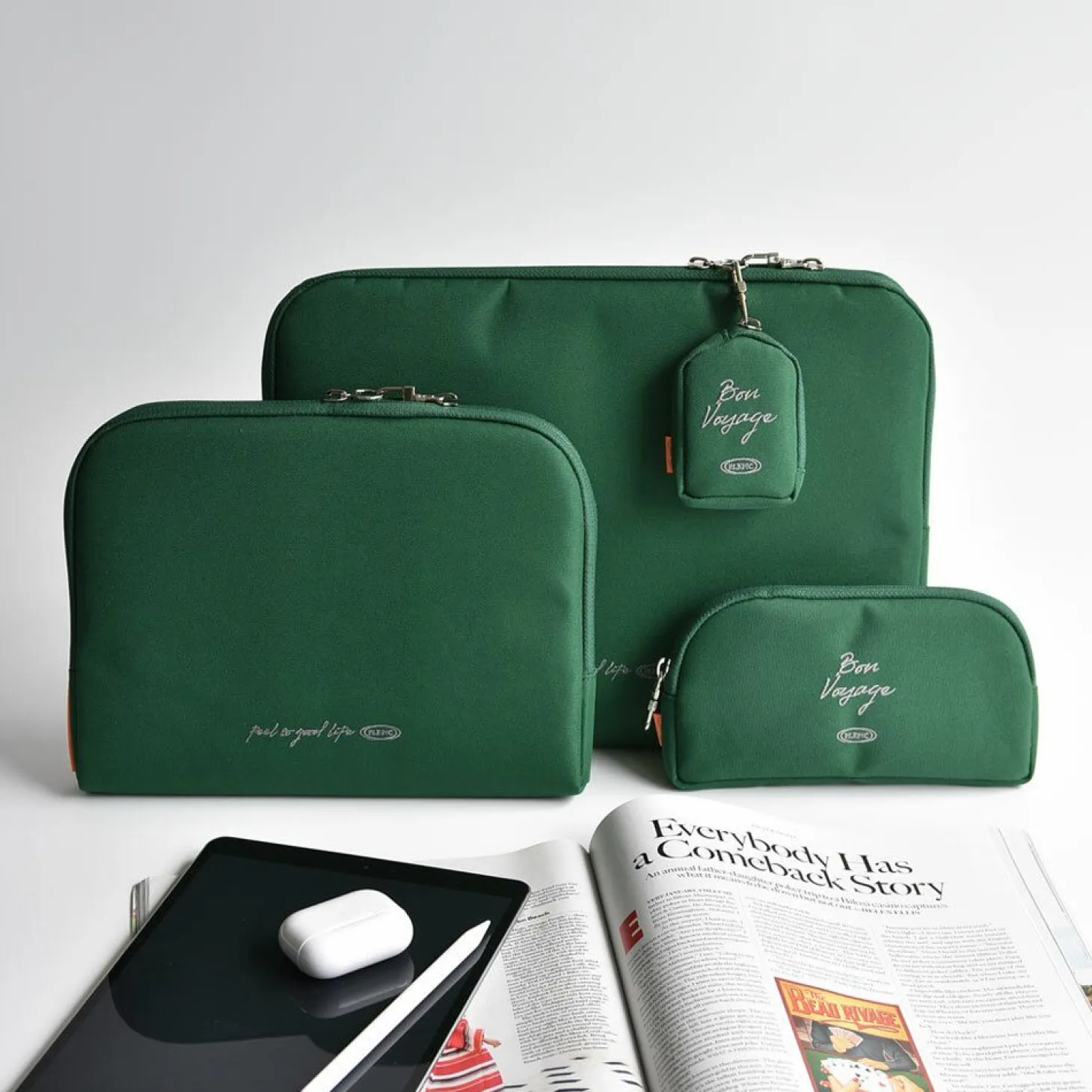 Bon Voyage 13 in. Fabric Sleeve
