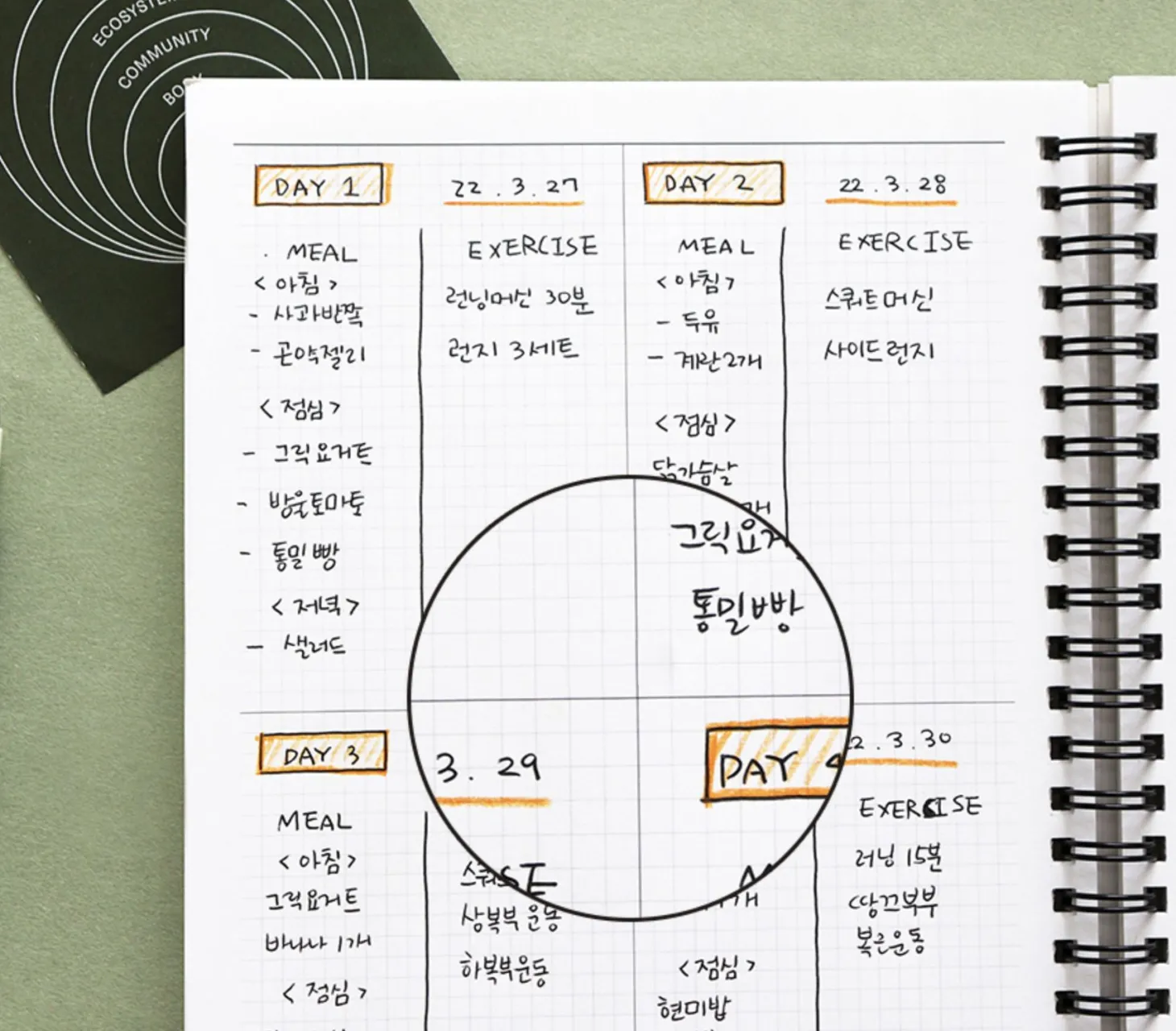 B&W A5 Spiral Notebook