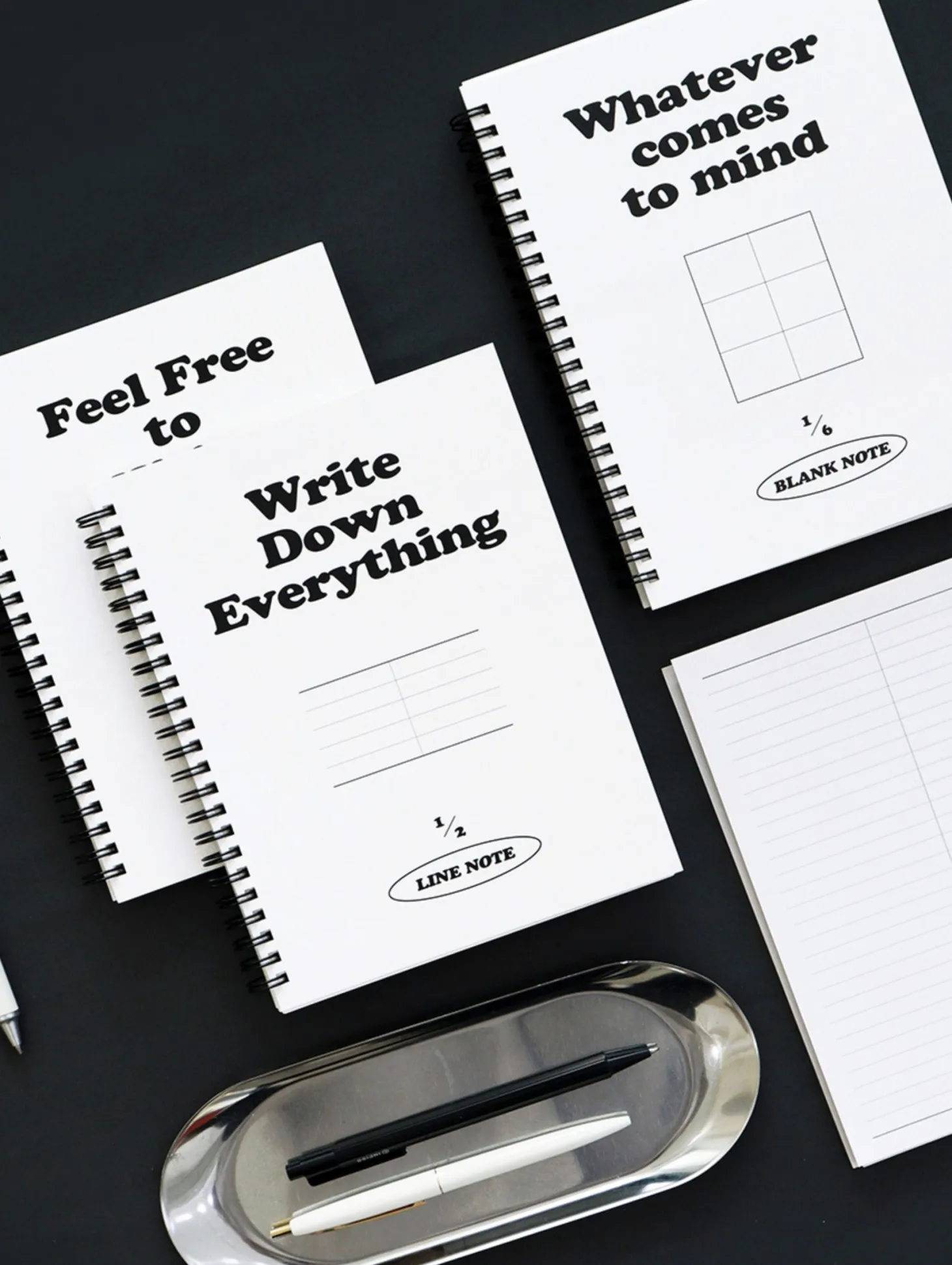 B&W A5 Spiral Notebook