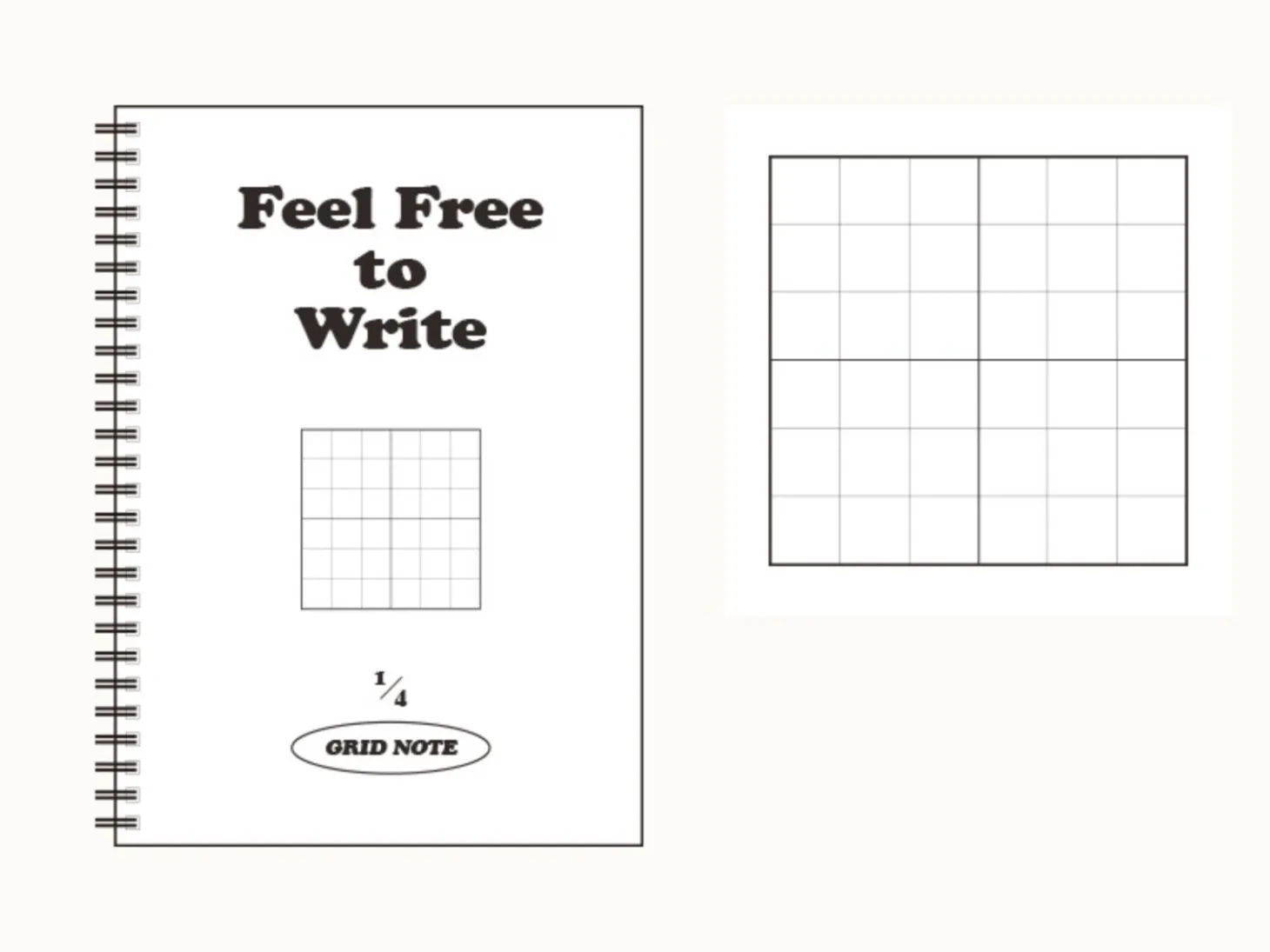 B&W A5 Spiral Notebook