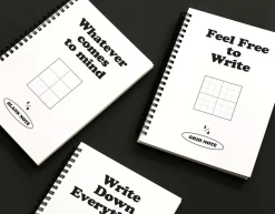 B&W A5 Spiral Notebook