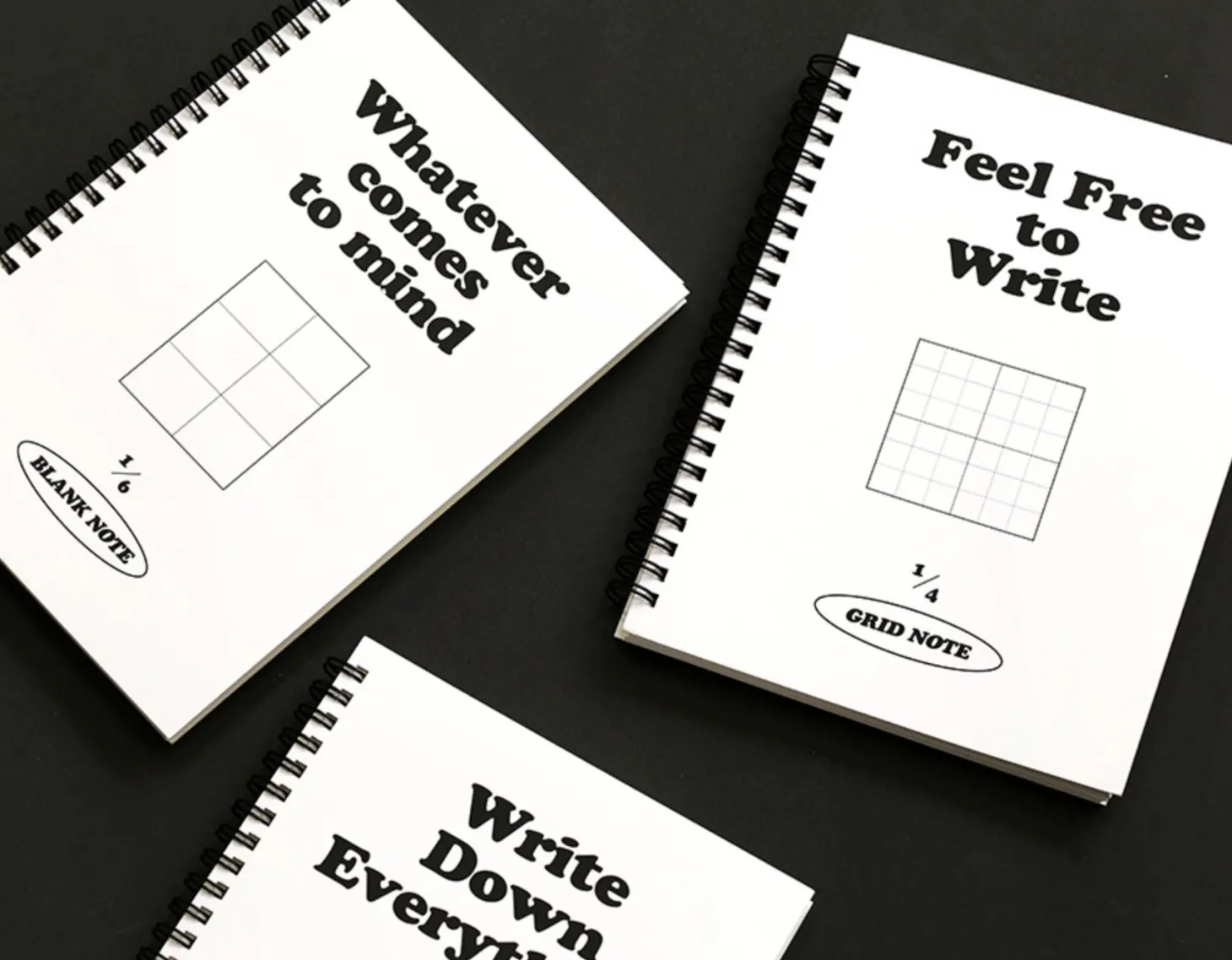 B&W A5 Spiral Notebook