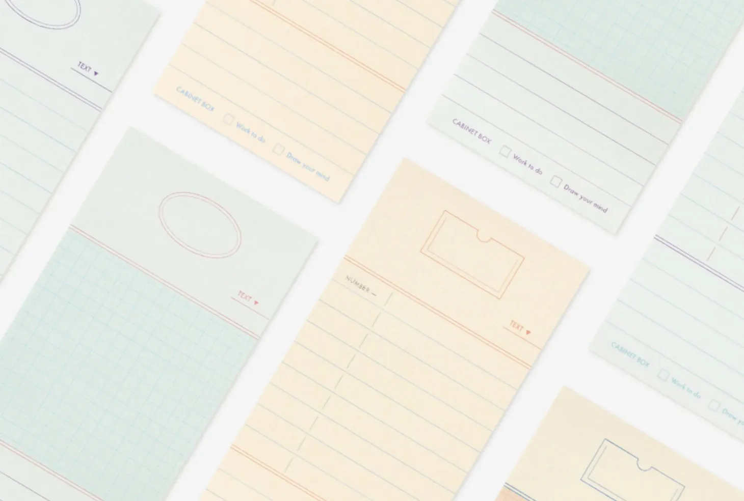 Cabinet Themed Notepad