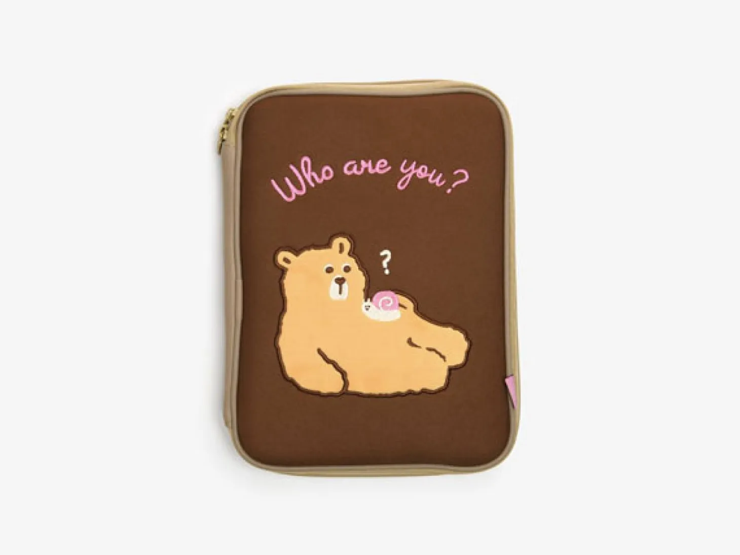 Cat & Bear 11 in. iPad Pouch