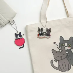 Cat Couple Tote Bag