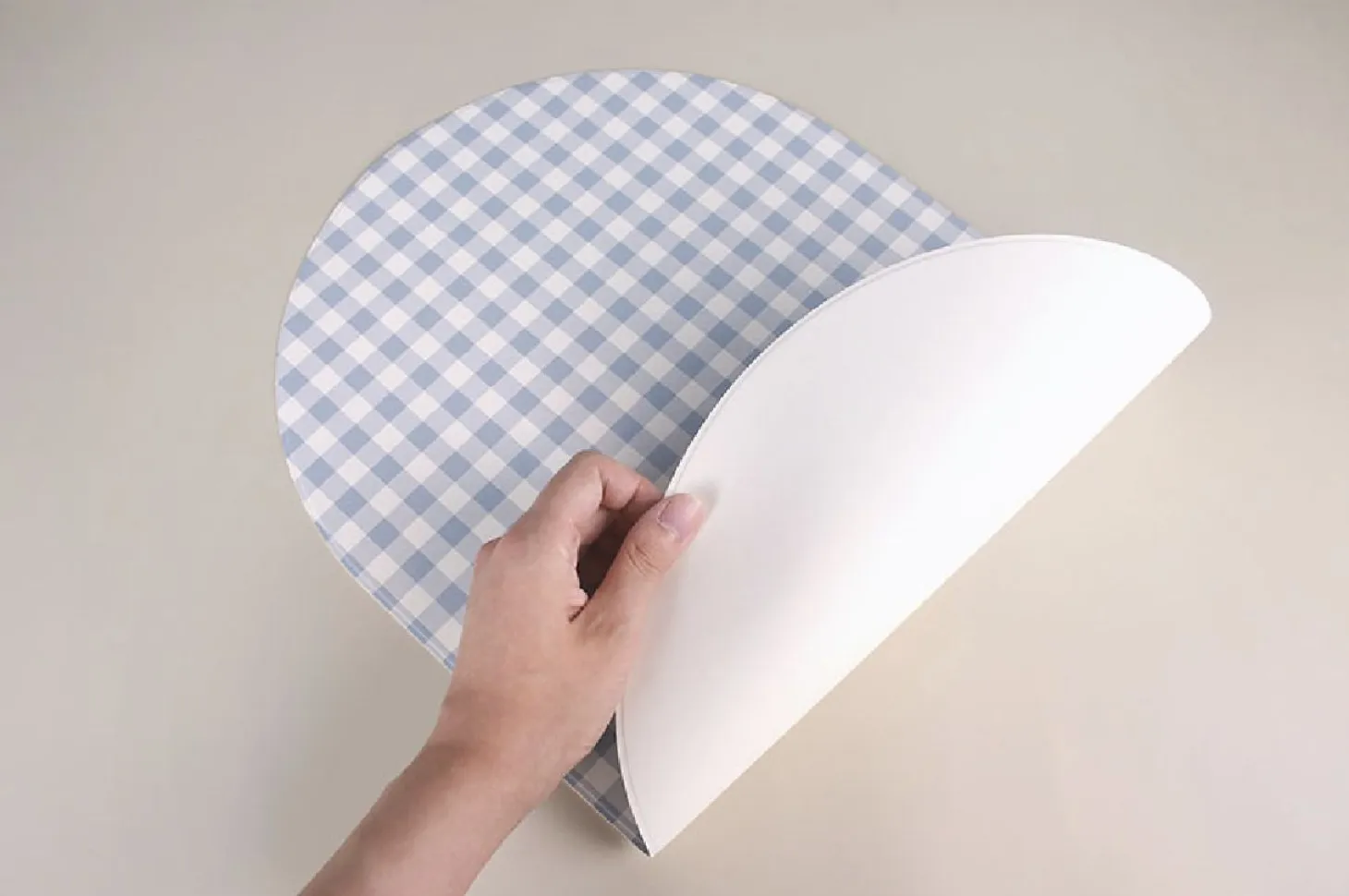 Checkered Vegan Leather Placemat