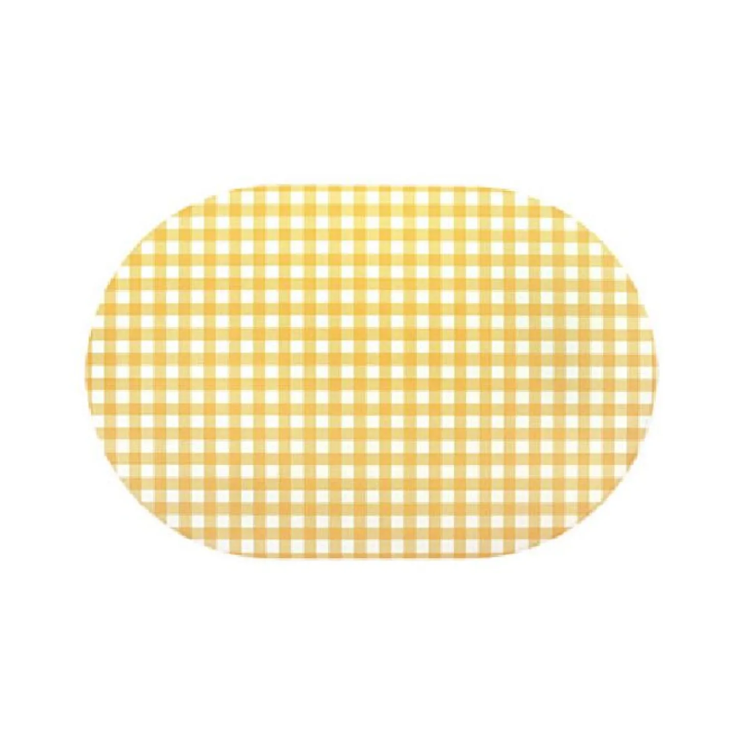 Checkered Vegan Leather Placemat