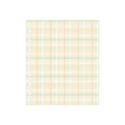 Check Pattern 6 Ring A6 Wide Note Refill