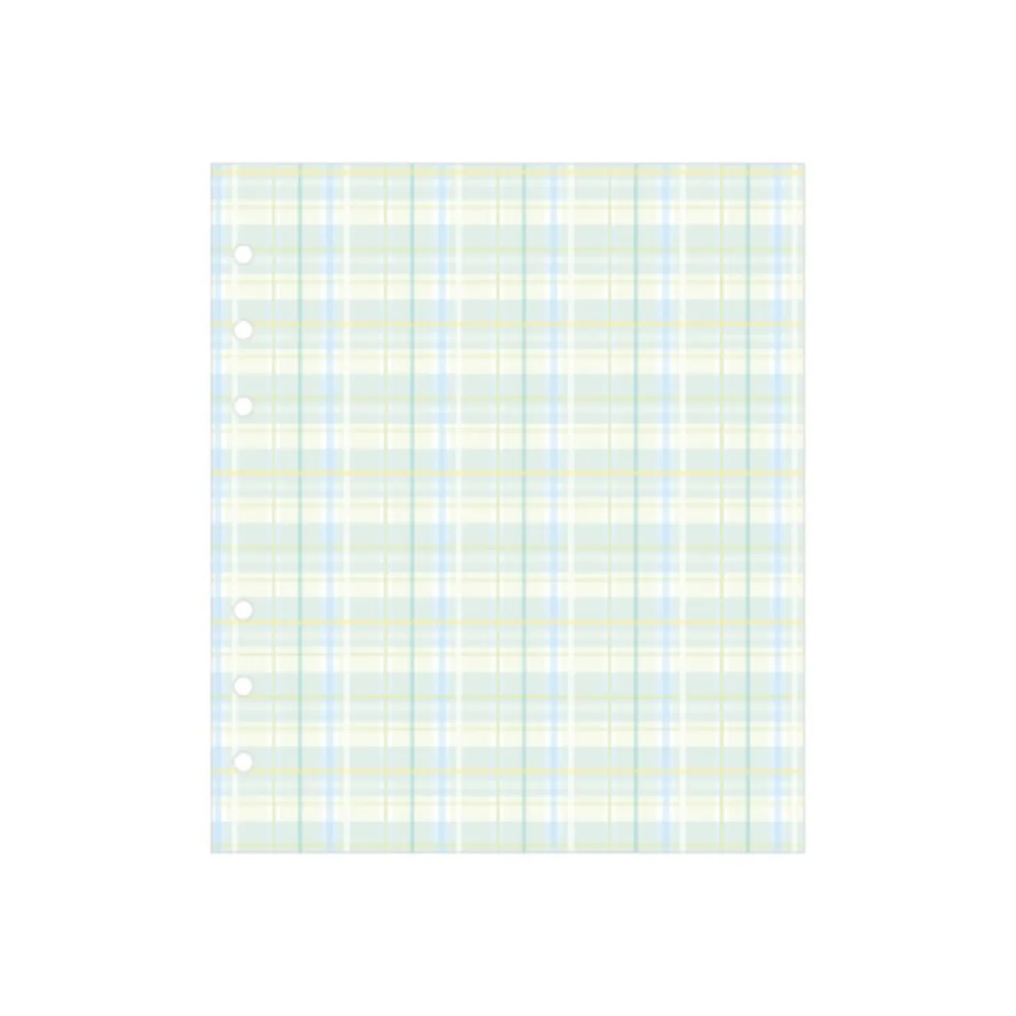 Check Pattern 6 Ring A6 Wide Note Refill