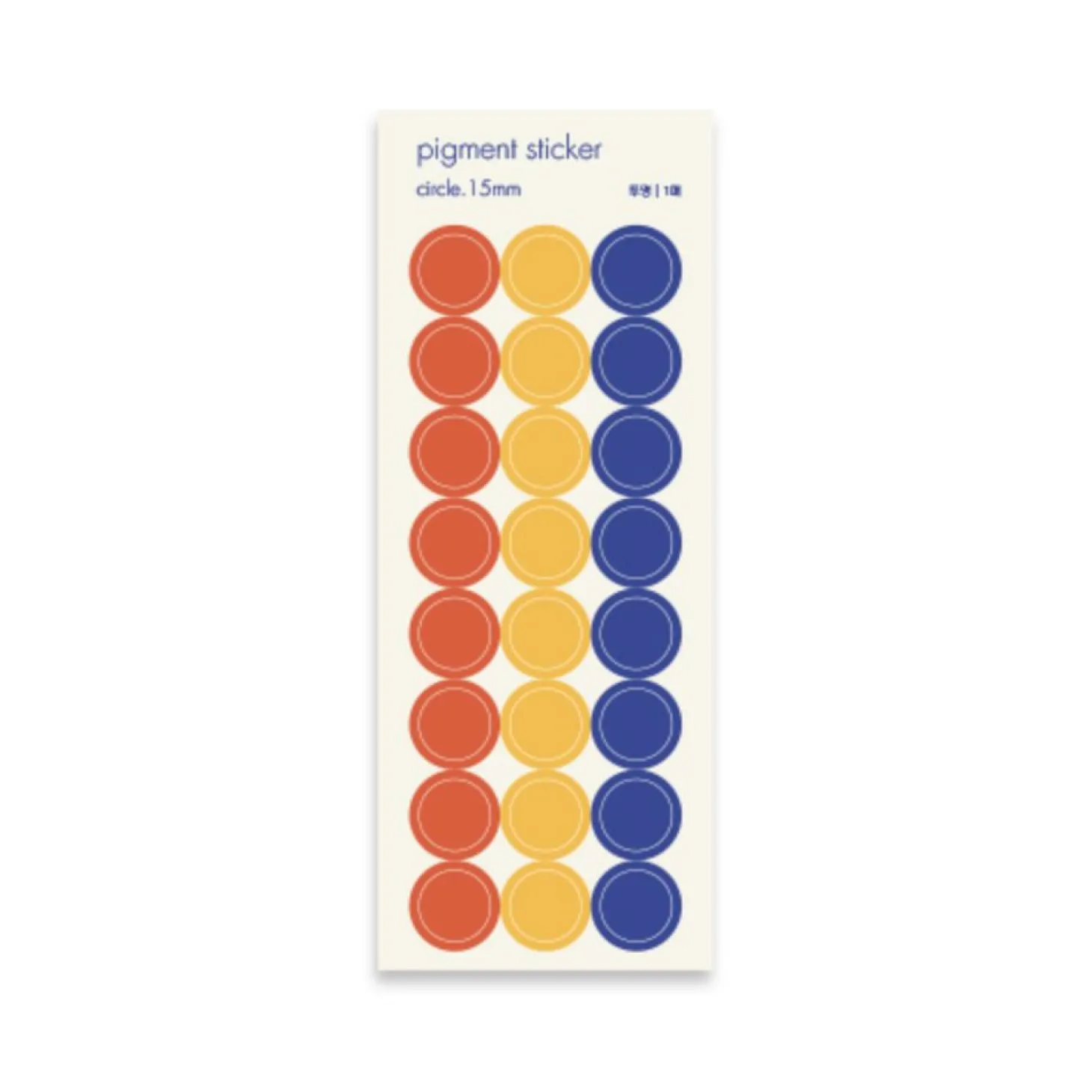 Circle Pigment See-through Sticker