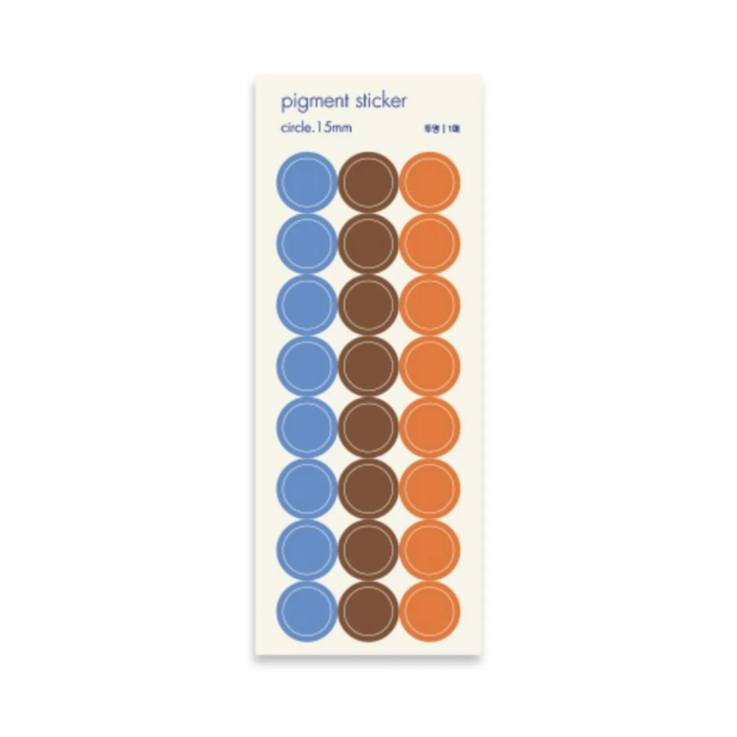 Circle Pigment See-through Sticker