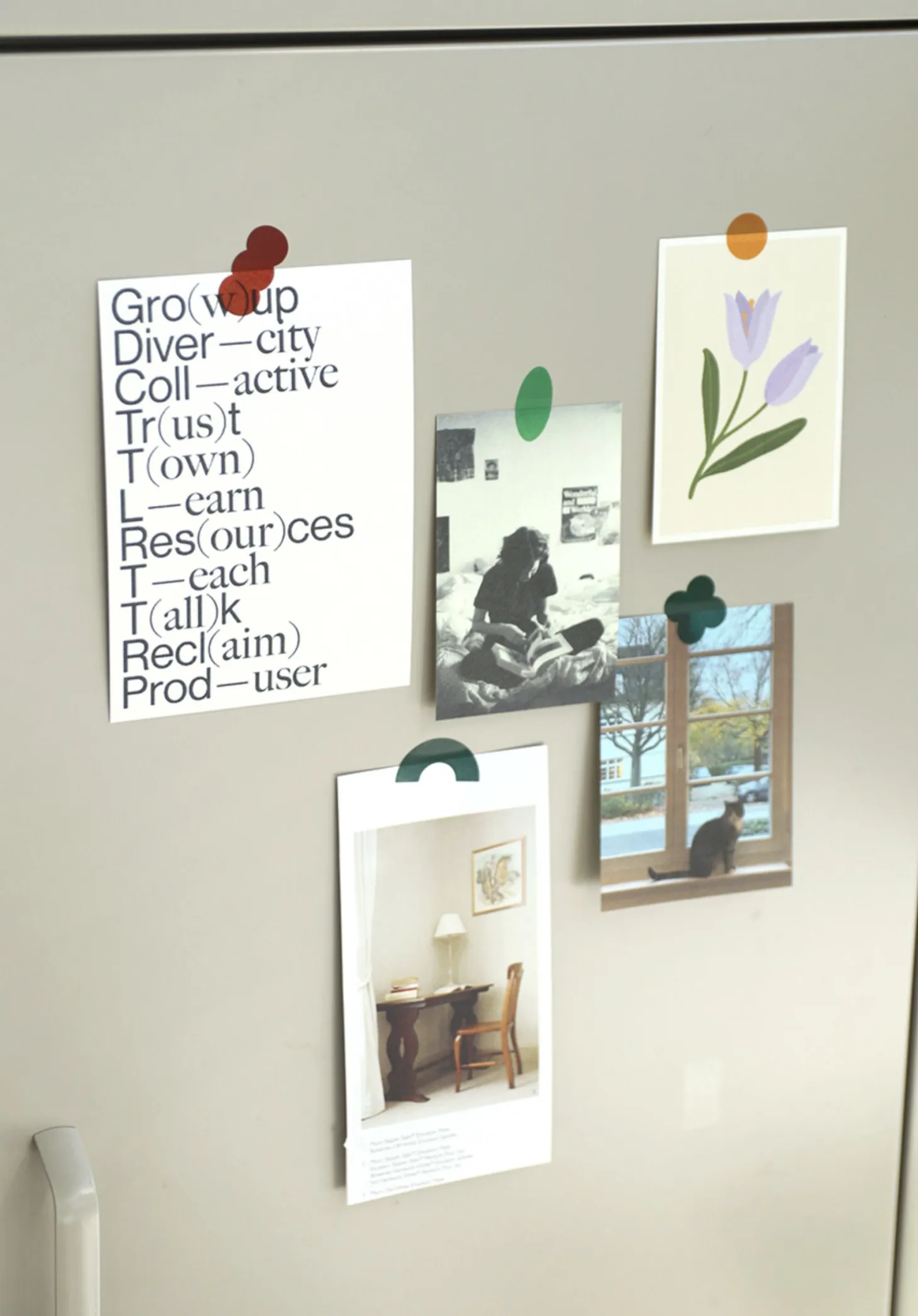 Circle Pigment See-through Sticker