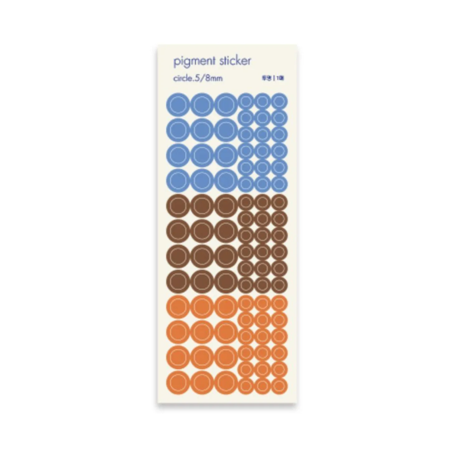 Circle Pigment See-through Sticker