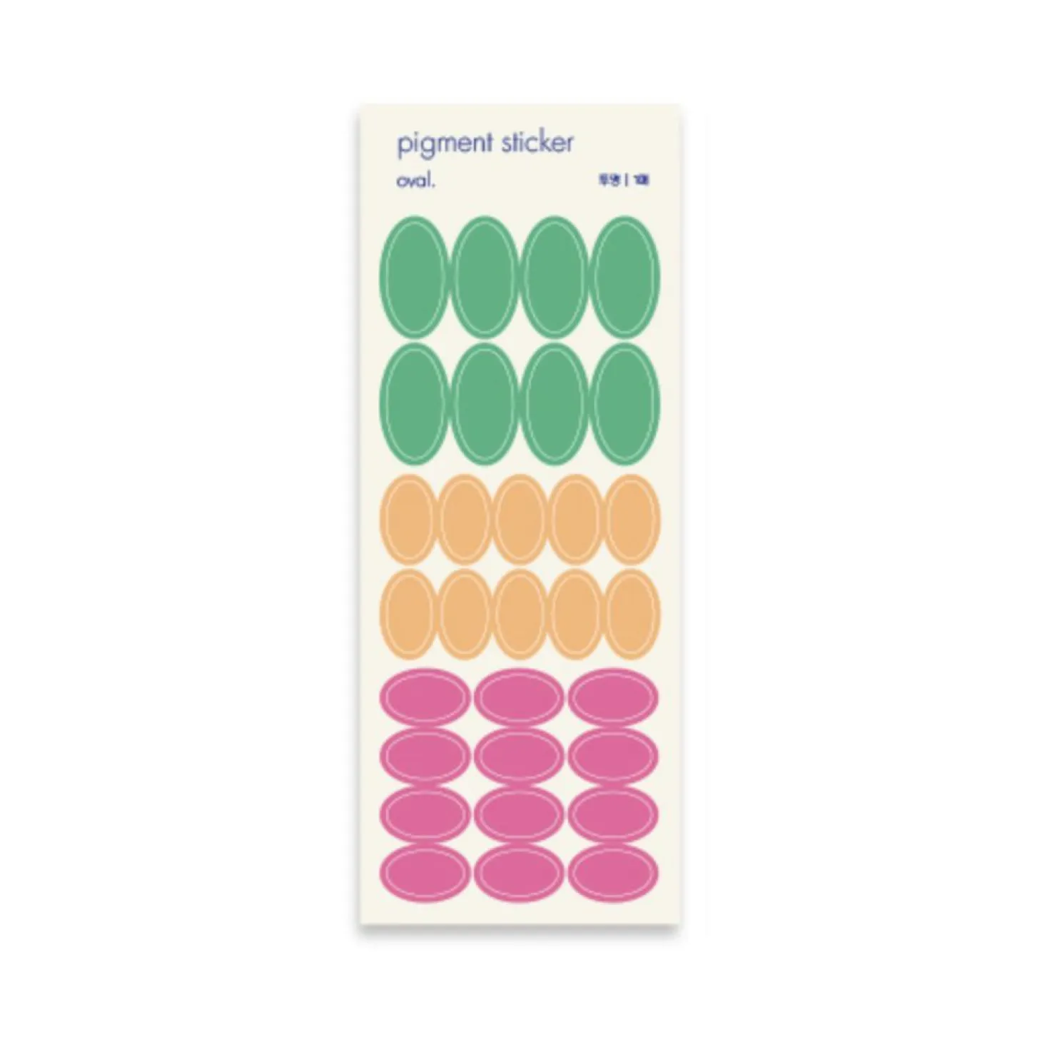 Circle Pigment See-through Sticker