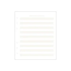 Classic 6 Ring A6 Wide Note Refill