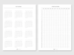 Classy Standard Index Weekly Planner