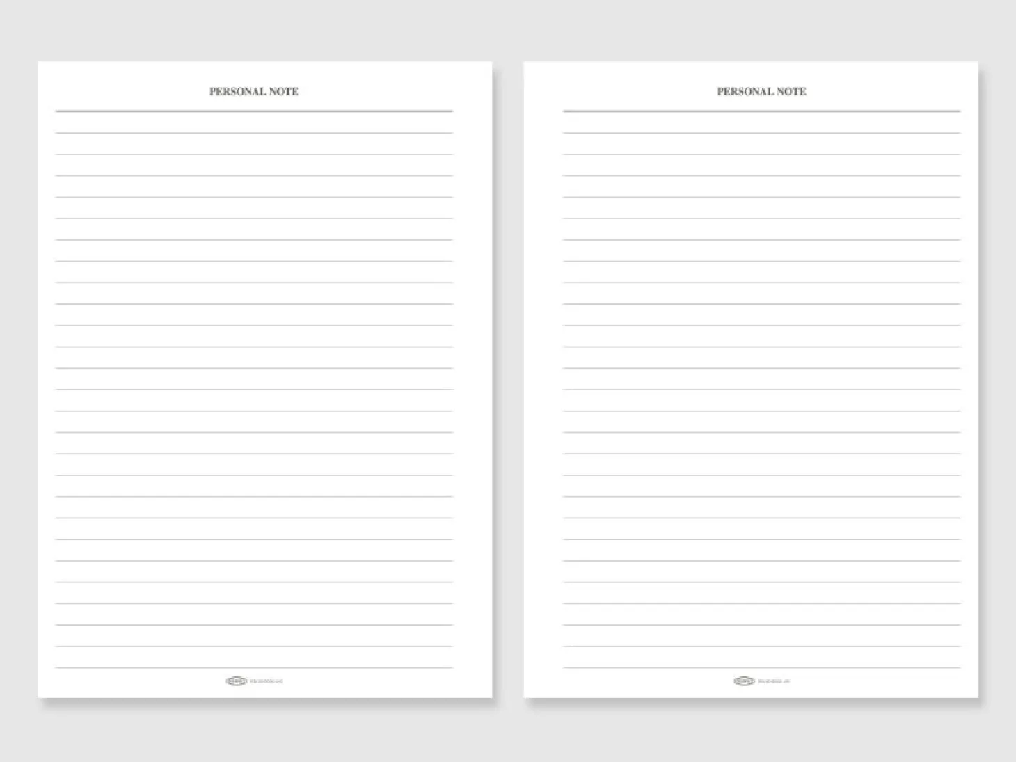 Classy Standard Index Weekly Planner
