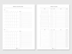 Classy Standard Index Weekly Planner