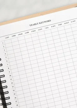 Classy Standard Index Weekly Planner
