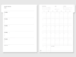 Classy Standard Index Weekly Planner