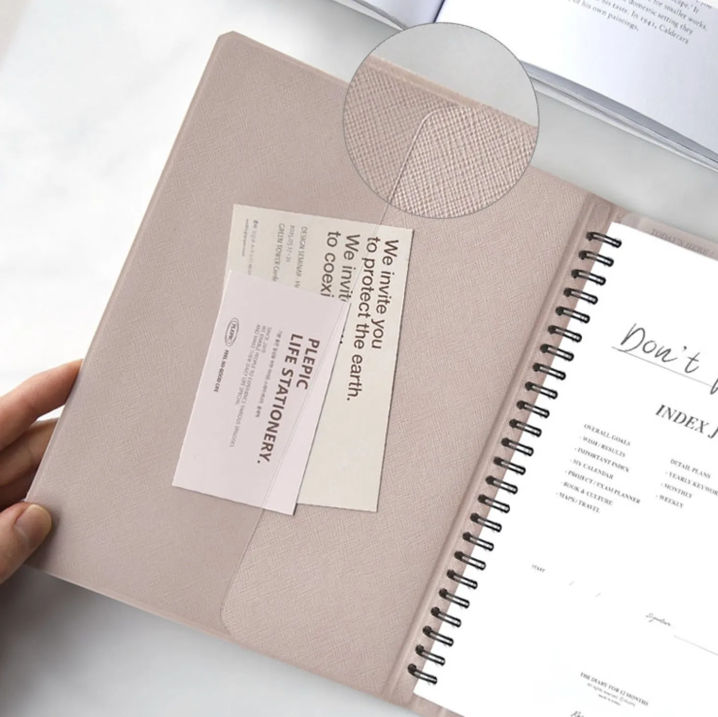 Classy Standard Index Weekly Planner