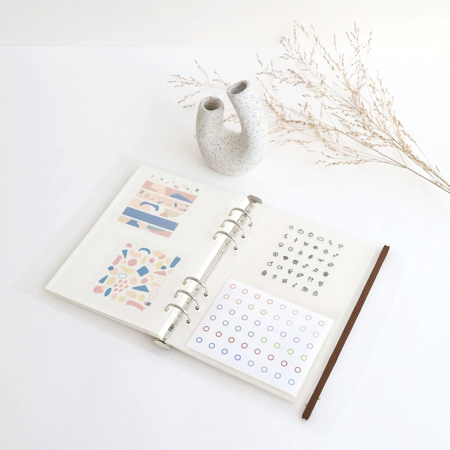 Colorful Circle Ring Sticker