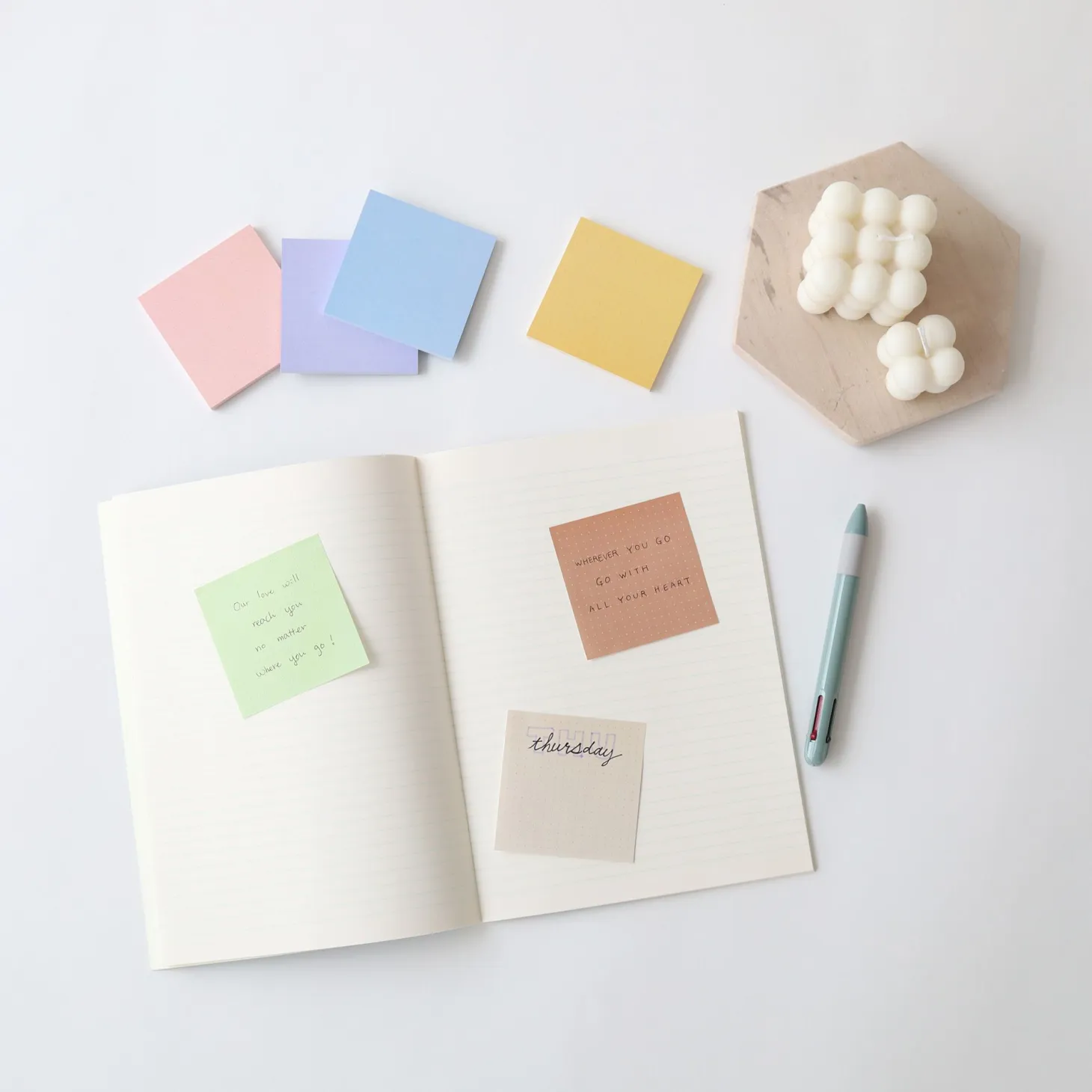 Colorful Dot Grid Sticky Note v1