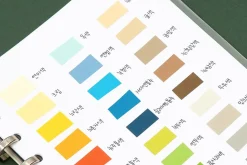 Colorful 6 Ring A5 Plain Note Refill