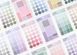 Color Palette Deco Sticker