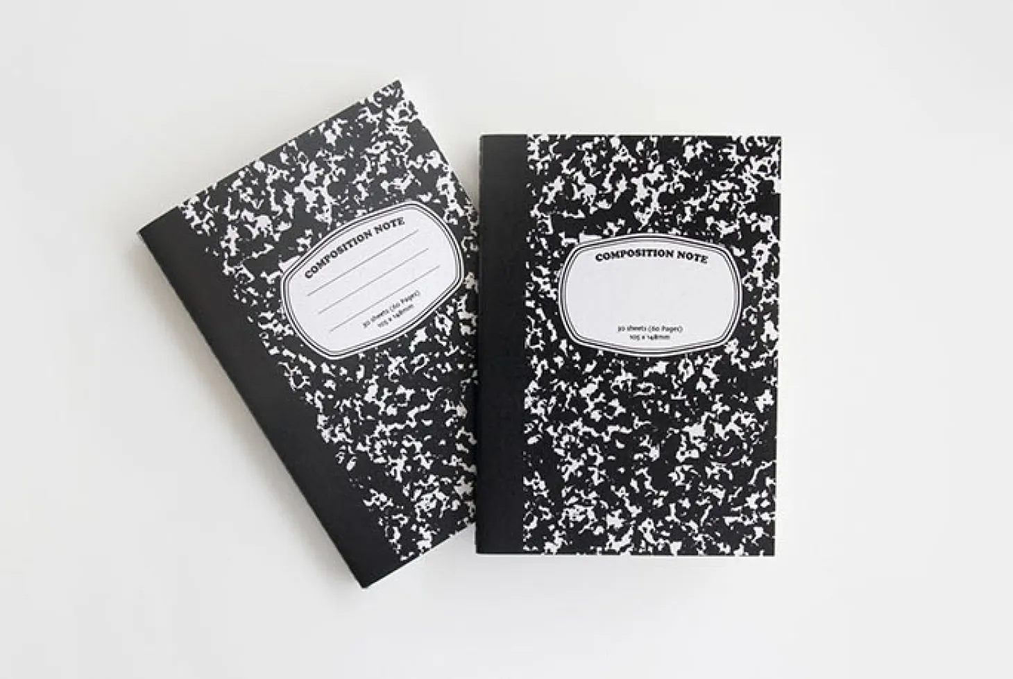 Composition A6 Plain Notebook v2