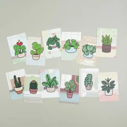 Cozy Home Houseplant Postcard
