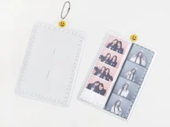 4 Cut Double Photo Holder Key Chain