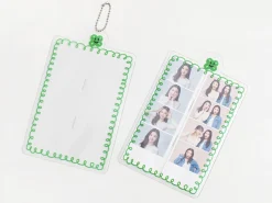 4 Cut Double Photo Holder Key Chain