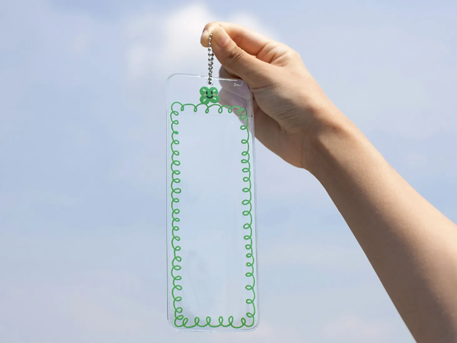 4 Cut Slim Photo Holder Key Chain