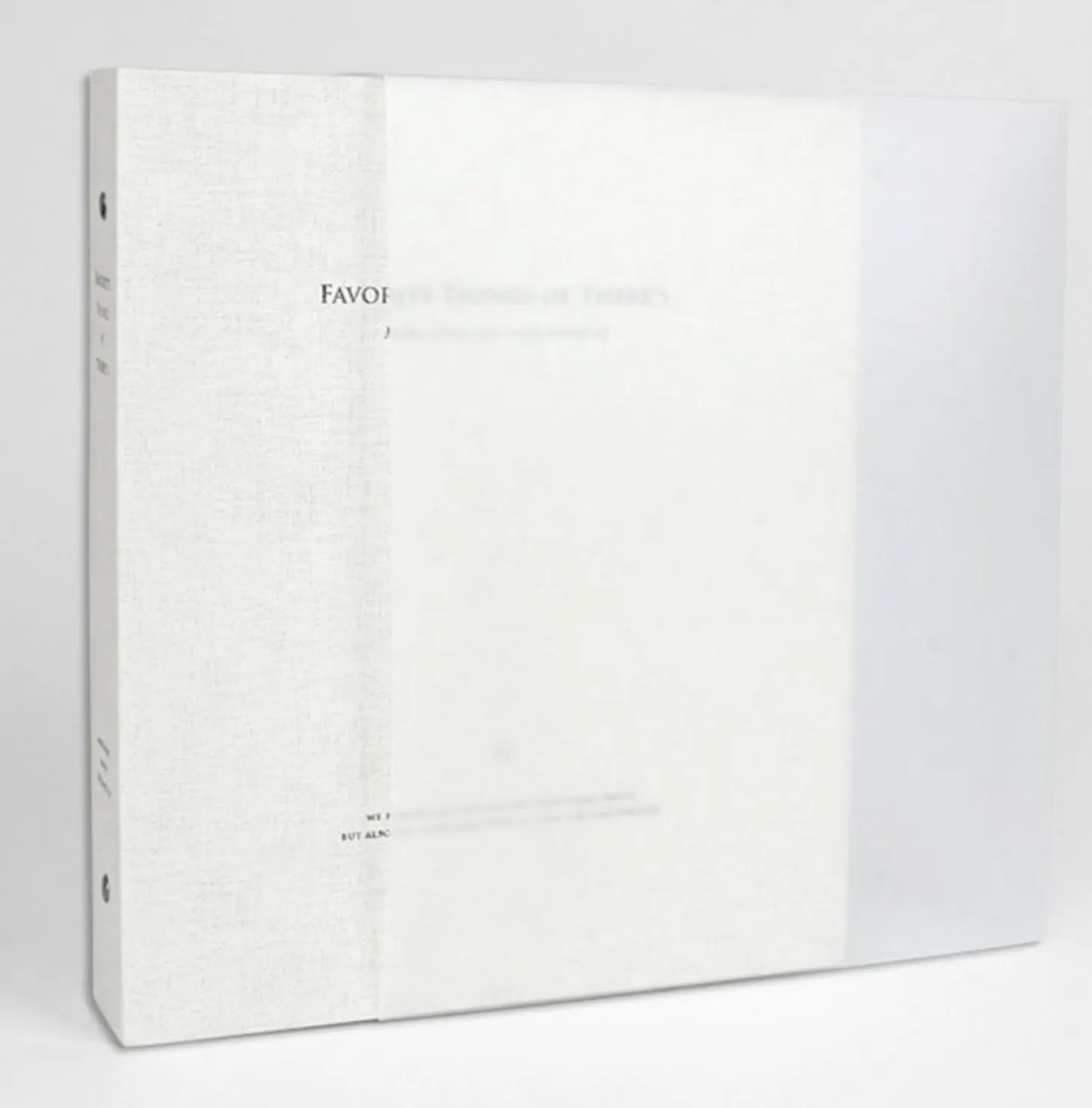 Daily Binder Album Case